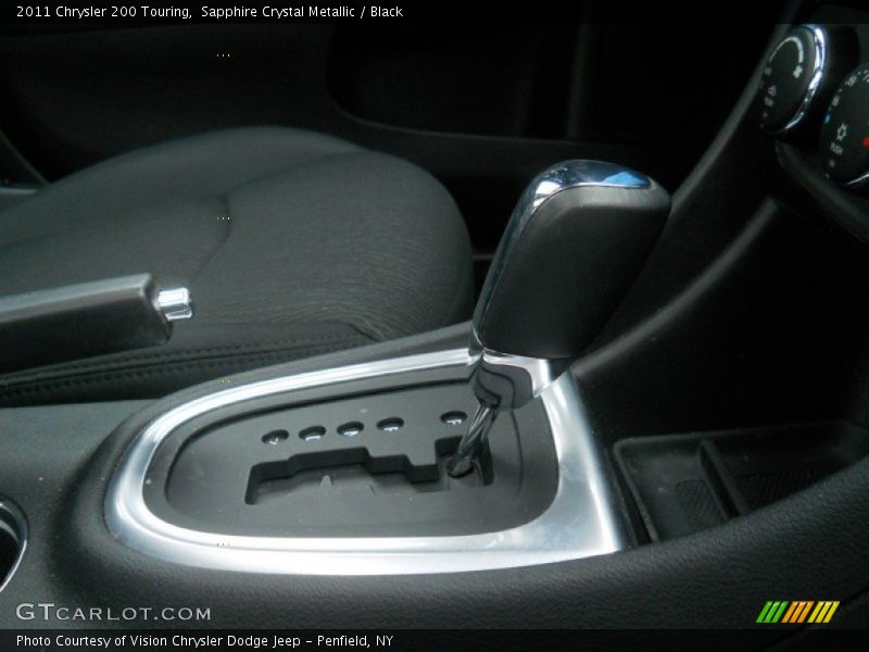 Sapphire Crystal Metallic / Black 2011 Chrysler 200 Touring