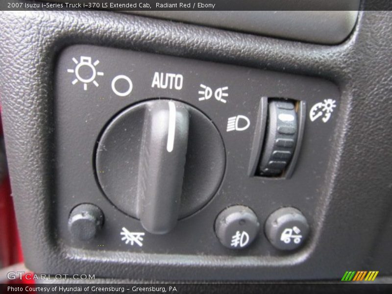Controls of 2007 i-Series Truck i-370 LS Extended Cab