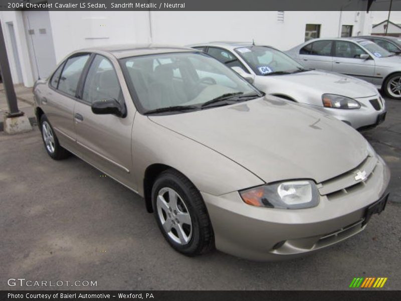 Sandrift Metallic / Neutral 2004 Chevrolet Cavalier LS Sedan