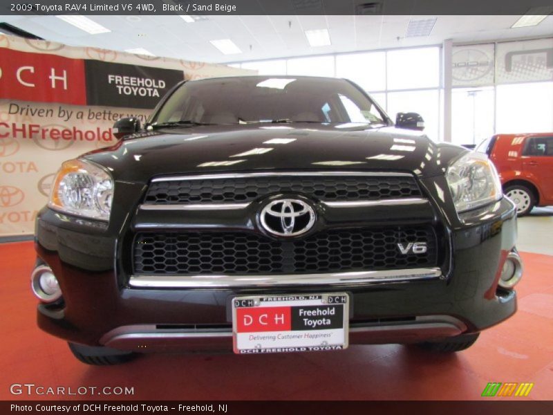Black / Sand Beige 2009 Toyota RAV4 Limited V6 4WD