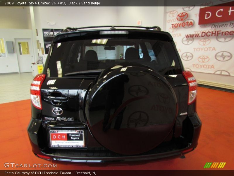 Black / Sand Beige 2009 Toyota RAV4 Limited V6 4WD