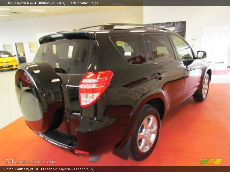 Black / Sand Beige 2009 Toyota RAV4 Limited V6 4WD
