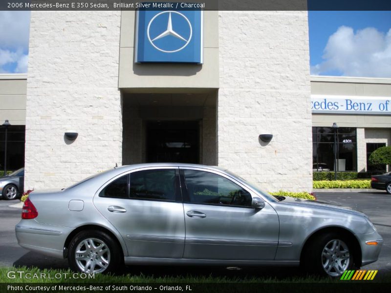 Brilliant Silver Metallic / Charcoal 2006 Mercedes-Benz E 350 Sedan