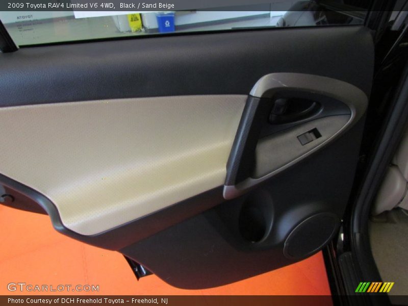 Black / Sand Beige 2009 Toyota RAV4 Limited V6 4WD