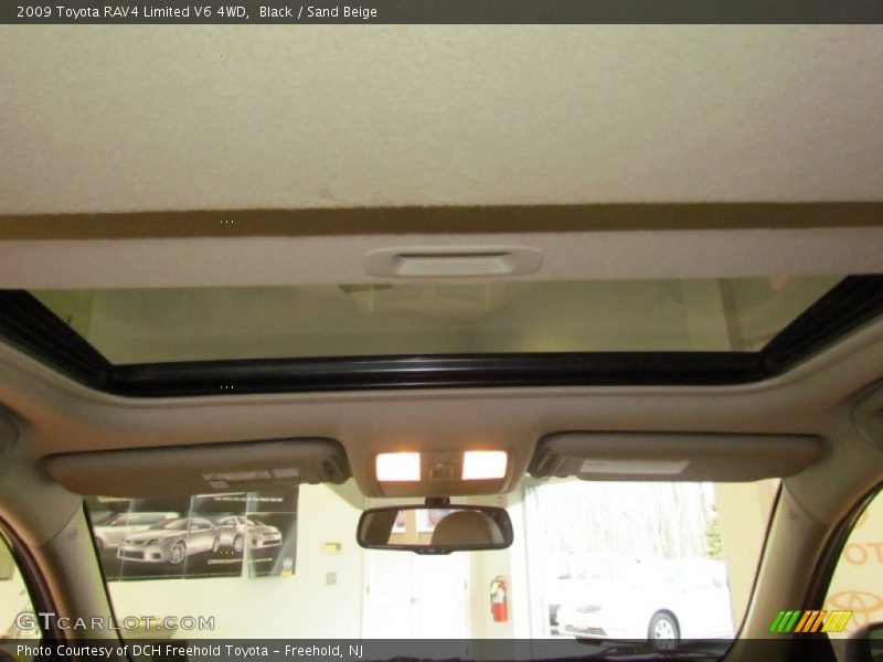 Black / Sand Beige 2009 Toyota RAV4 Limited V6 4WD