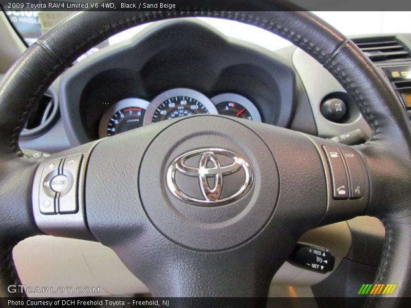 Black / Sand Beige 2009 Toyota RAV4 Limited V6 4WD