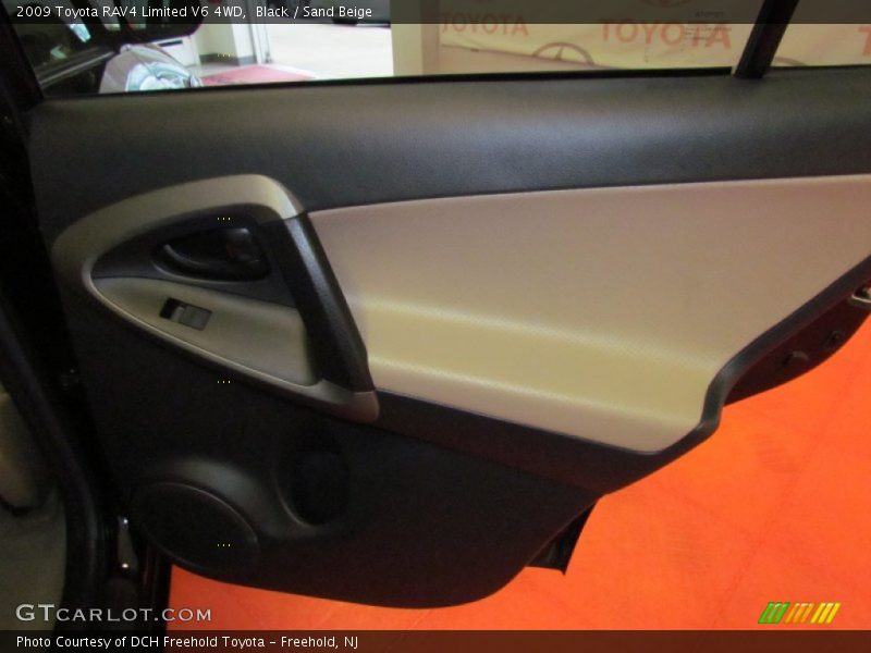 Black / Sand Beige 2009 Toyota RAV4 Limited V6 4WD