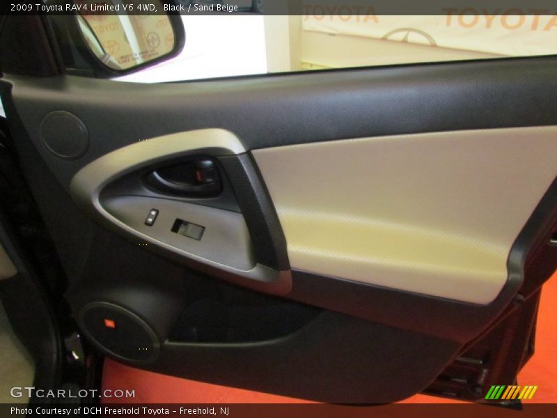 Black / Sand Beige 2009 Toyota RAV4 Limited V6 4WD