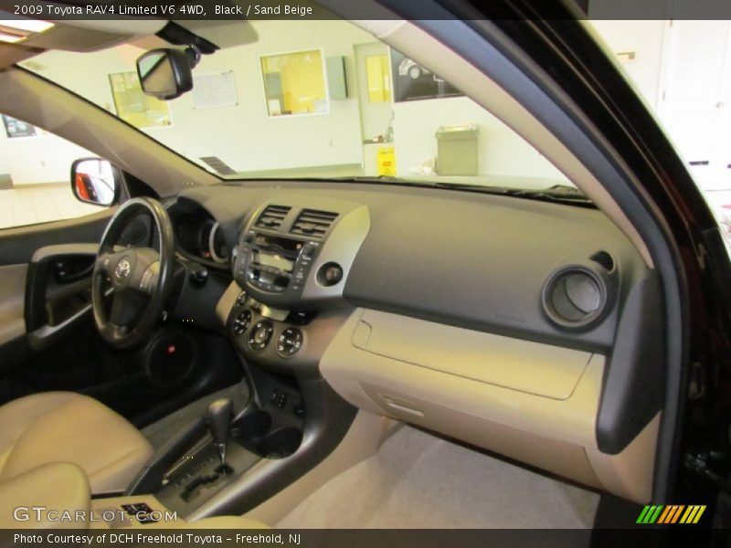 Black / Sand Beige 2009 Toyota RAV4 Limited V6 4WD