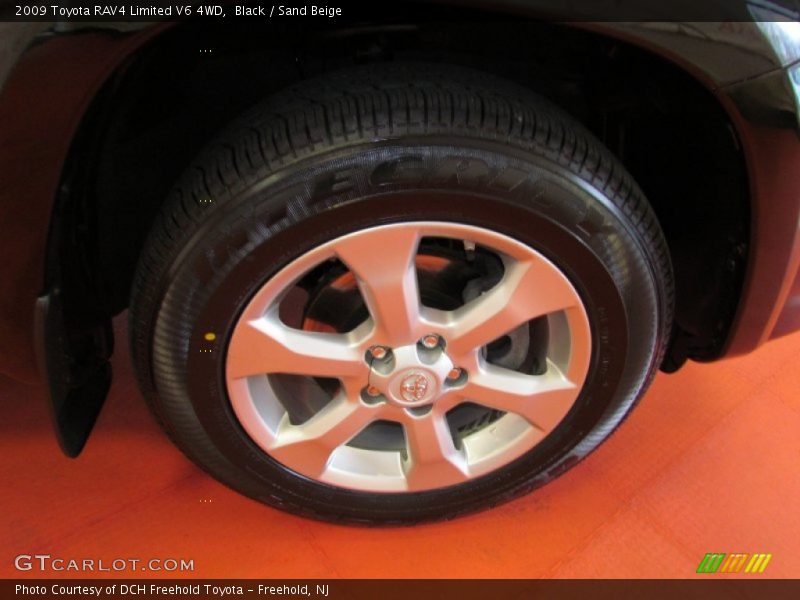 Black / Sand Beige 2009 Toyota RAV4 Limited V6 4WD