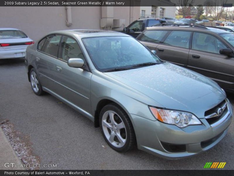 Seacrest Green Metallic / Warm Ivory 2009 Subaru Legacy 2.5i Sedan