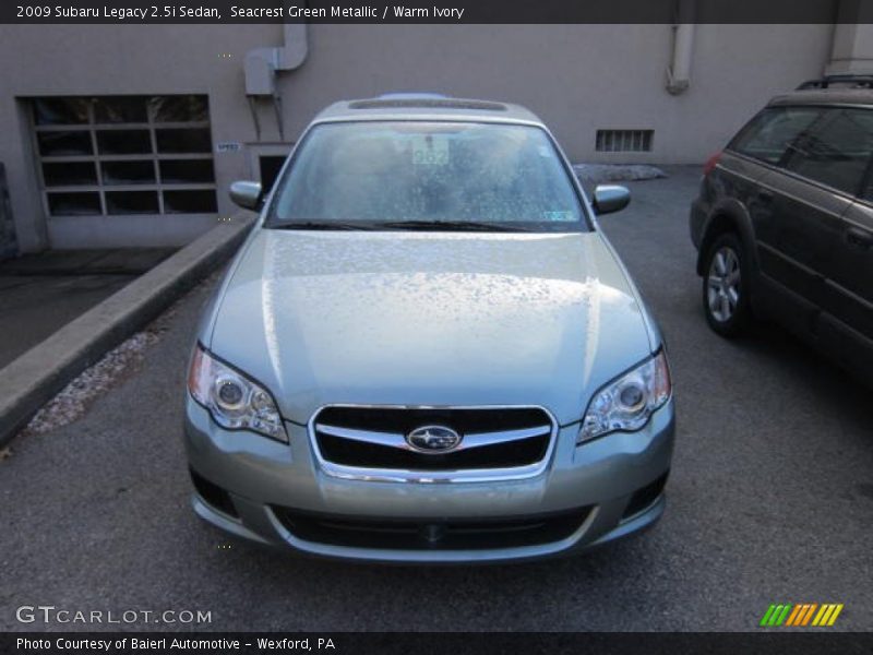 Seacrest Green Metallic / Warm Ivory 2009 Subaru Legacy 2.5i Sedan