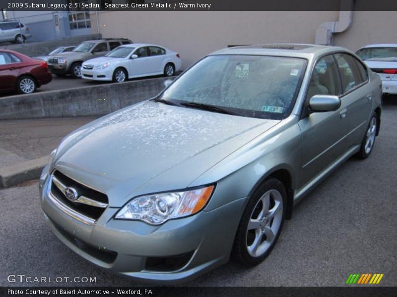 Seacrest Green Metallic / Warm Ivory 2009 Subaru Legacy 2.5i Sedan