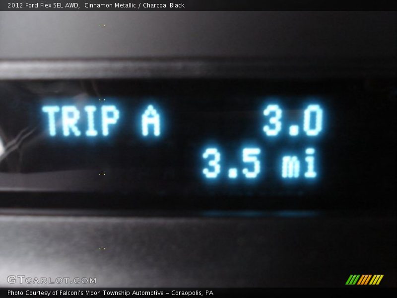 Cinnamon Metallic / Charcoal Black 2012 Ford Flex SEL AWD