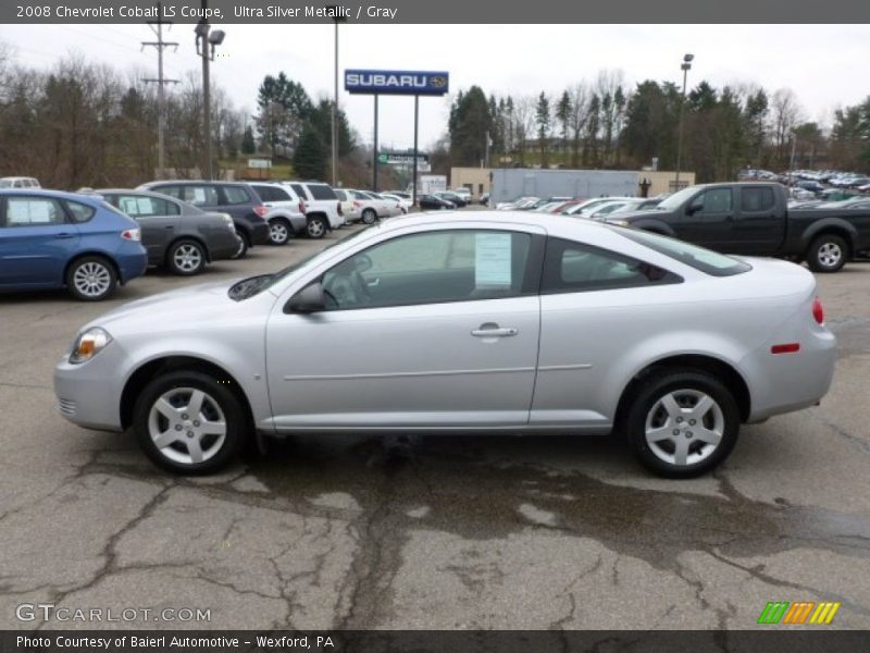 Ultra Silver Metallic / Gray 2008 Chevrolet Cobalt LS Coupe