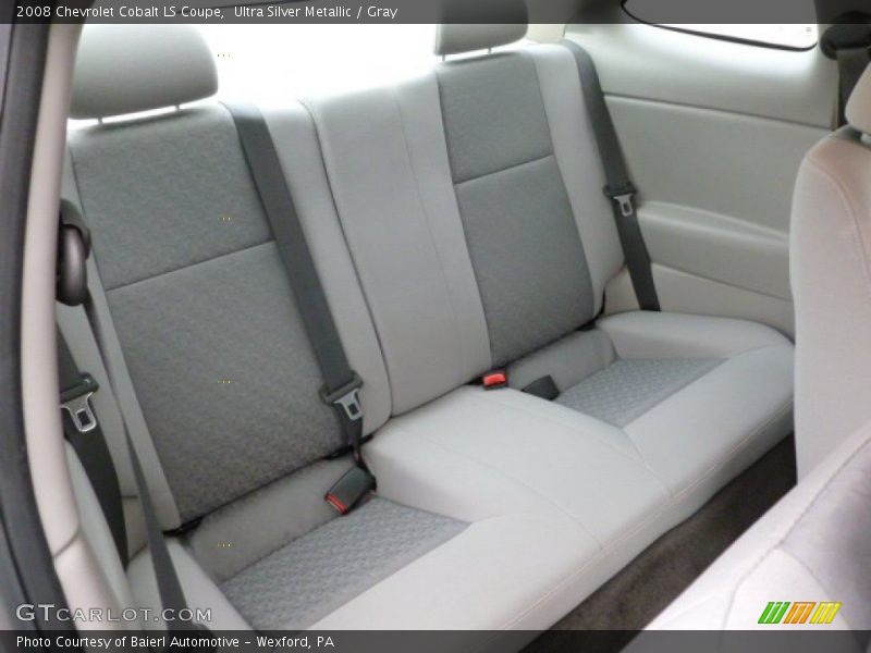 Rear Seat of 2008 Cobalt LS Coupe