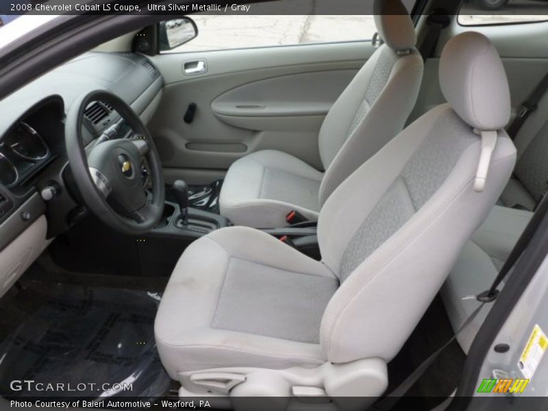 Front Seat of 2008 Cobalt LS Coupe