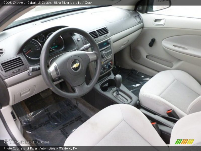 Gray Interior - 2008 Cobalt LS Coupe 