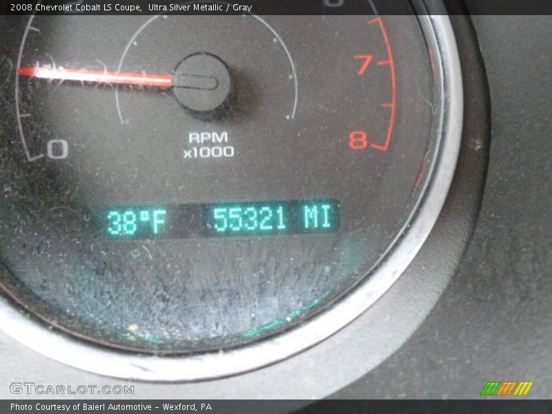 Ultra Silver Metallic / Gray 2008 Chevrolet Cobalt LS Coupe