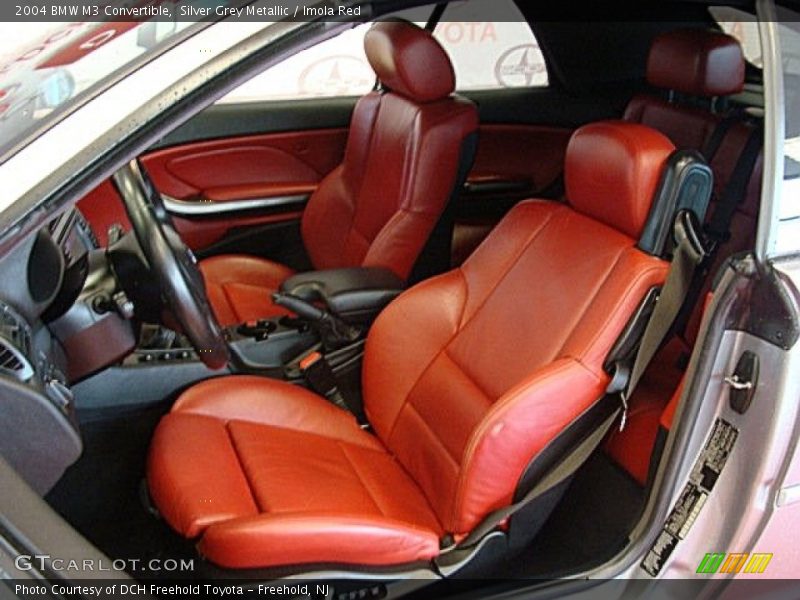  2004 M3 Convertible Imola Red Interior