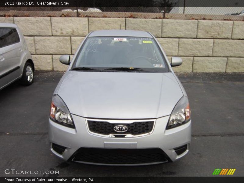 Clear Silver / Gray 2011 Kia Rio LX