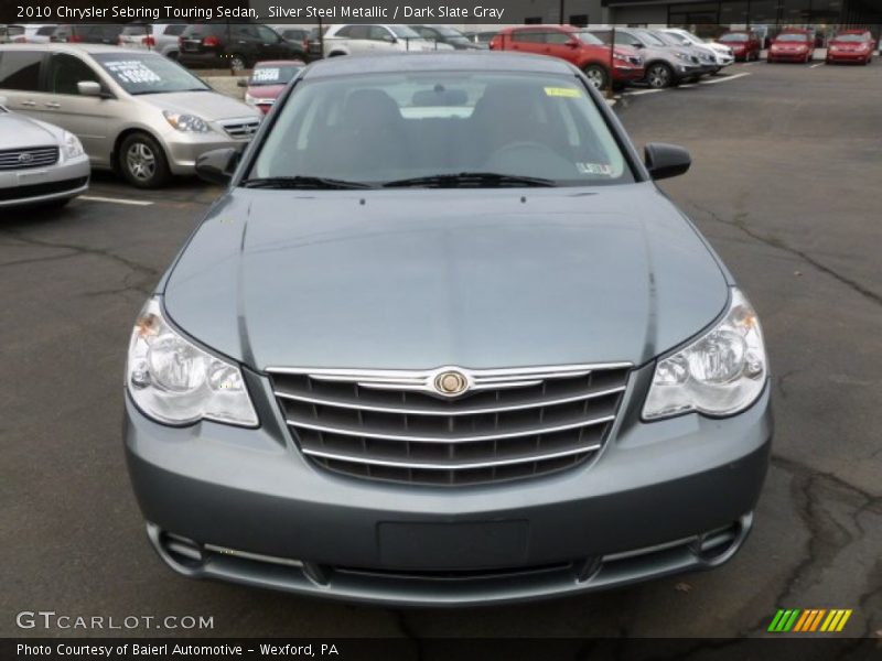 Silver Steel Metallic / Dark Slate Gray 2010 Chrysler Sebring Touring Sedan