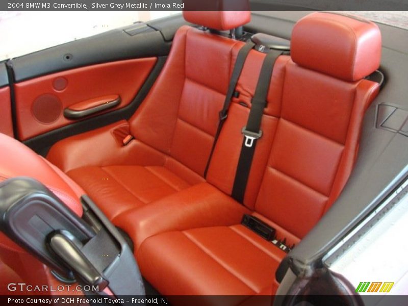 Silver Grey Metallic / Imola Red 2004 BMW M3 Convertible