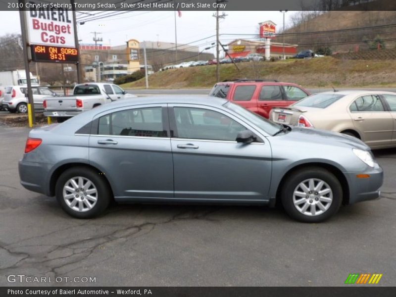 Silver Steel Metallic / Dark Slate Gray 2010 Chrysler Sebring Touring Sedan