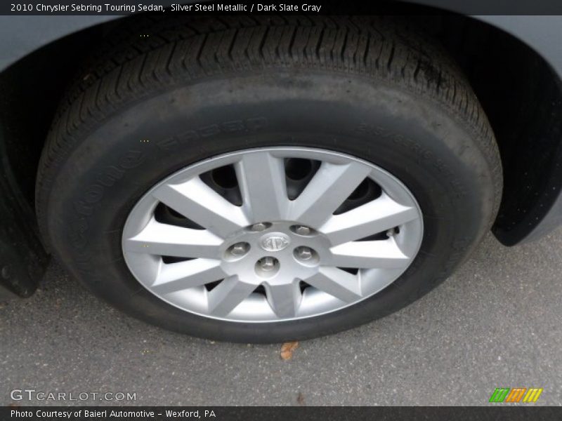 Silver Steel Metallic / Dark Slate Gray 2010 Chrysler Sebring Touring Sedan