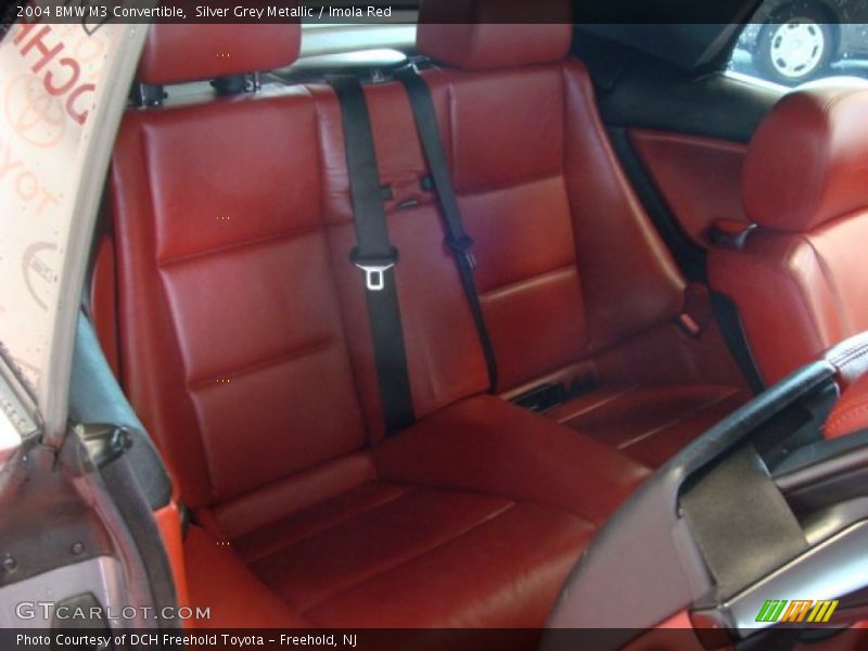 Silver Grey Metallic / Imola Red 2004 BMW M3 Convertible