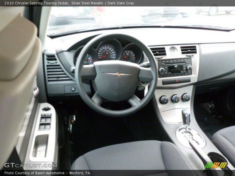 Silver Steel Metallic / Dark Slate Gray 2010 Chrysler Sebring Touring Sedan