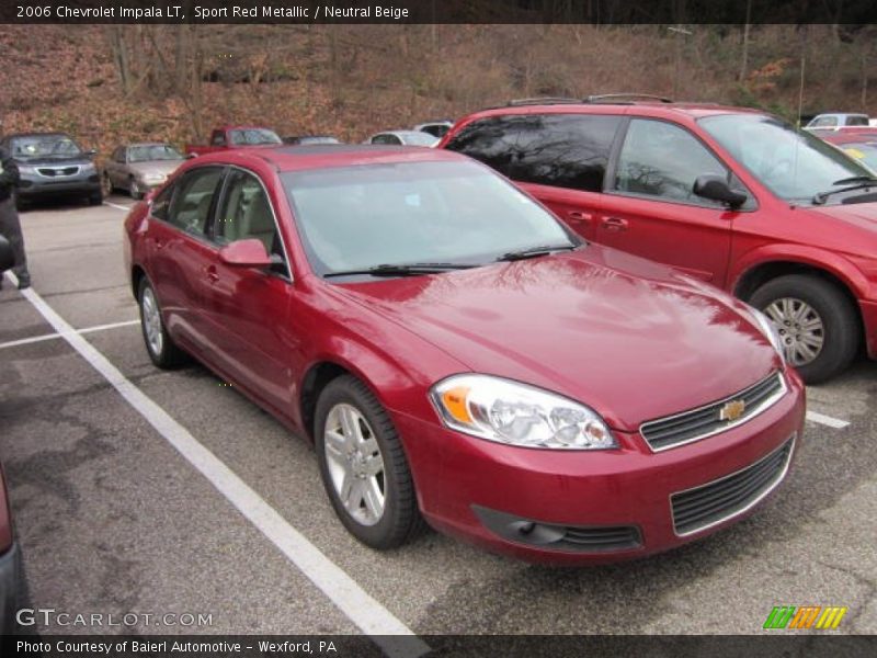 Sport Red Metallic / Neutral Beige 2006 Chevrolet Impala LT