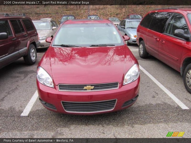 Sport Red Metallic / Neutral Beige 2006 Chevrolet Impala LT