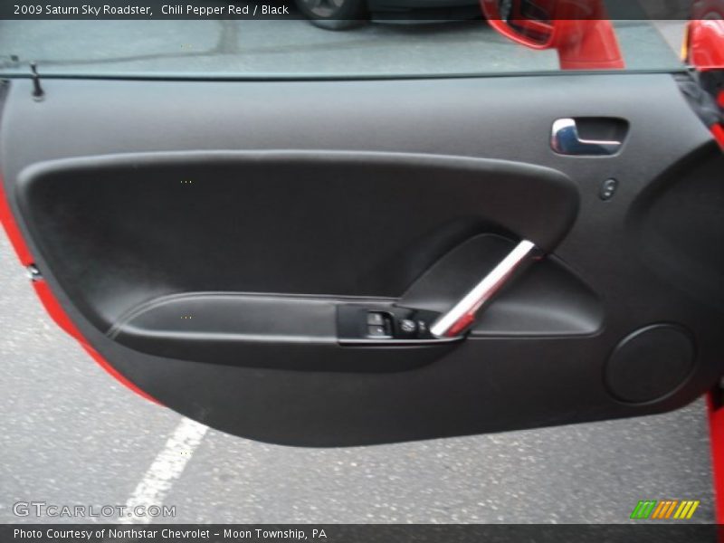 Chili Pepper Red / Black 2009 Saturn Sky Roadster