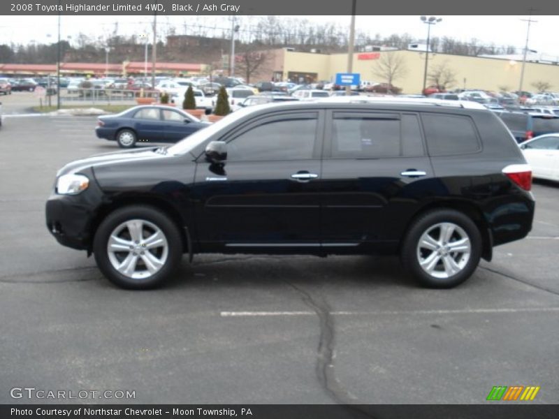 Black / Ash Gray 2008 Toyota Highlander Limited 4WD