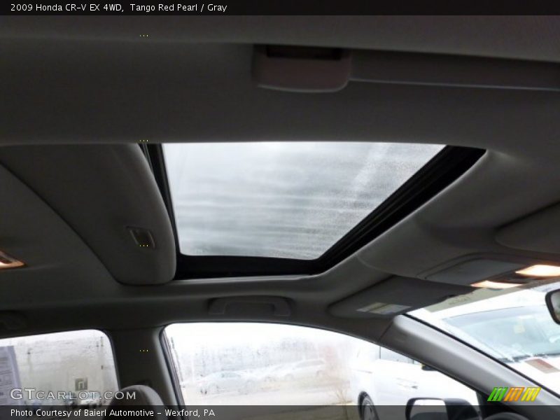 Tango Red Pearl / Gray 2009 Honda CR-V EX 4WD