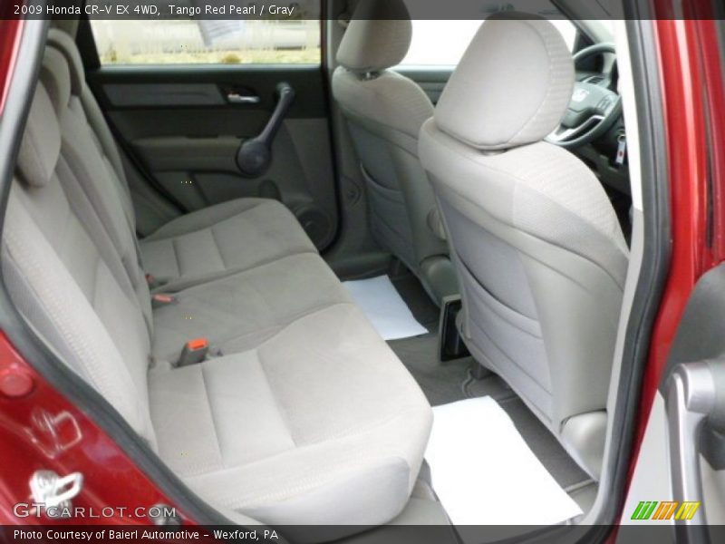 Tango Red Pearl / Gray 2009 Honda CR-V EX 4WD