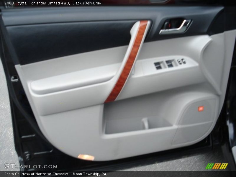 Black / Ash Gray 2008 Toyota Highlander Limited 4WD