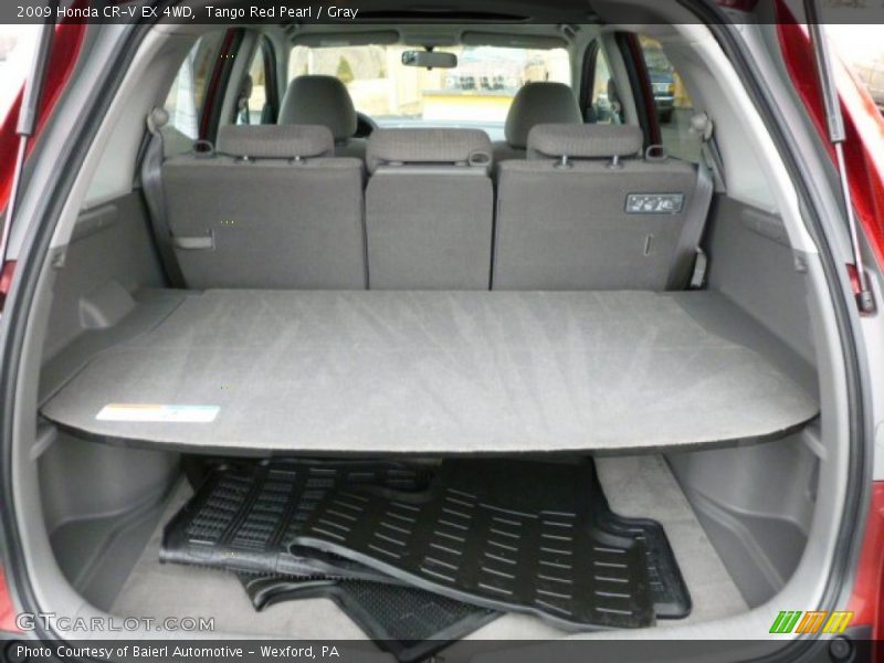 Tango Red Pearl / Gray 2009 Honda CR-V EX 4WD
