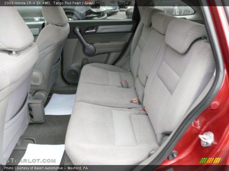 Tango Red Pearl / Gray 2009 Honda CR-V EX 4WD