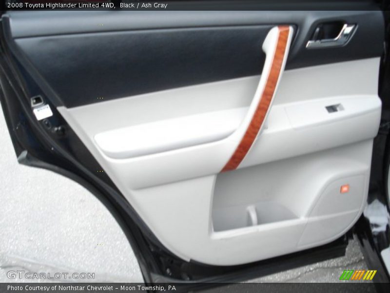 Black / Ash Gray 2008 Toyota Highlander Limited 4WD