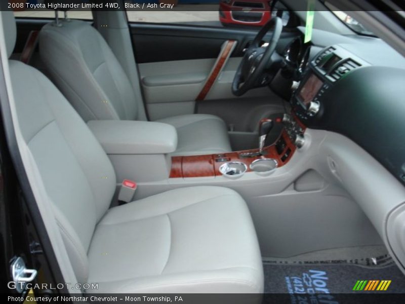 Black / Ash Gray 2008 Toyota Highlander Limited 4WD