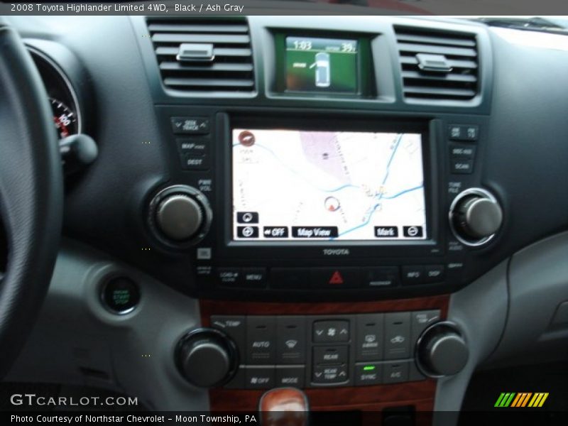 Black / Ash Gray 2008 Toyota Highlander Limited 4WD