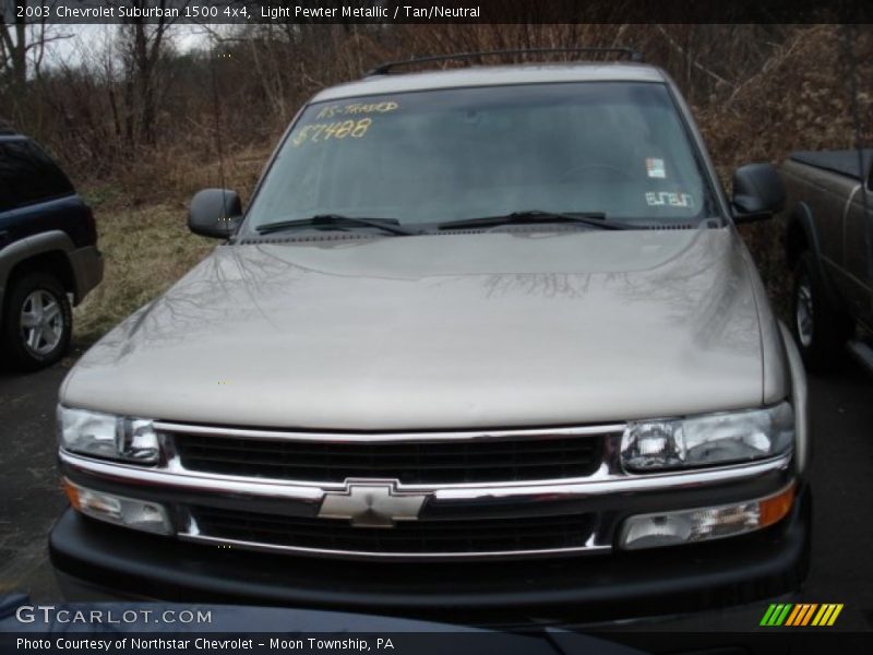 Light Pewter Metallic / Tan/Neutral 2003 Chevrolet Suburban 1500 4x4