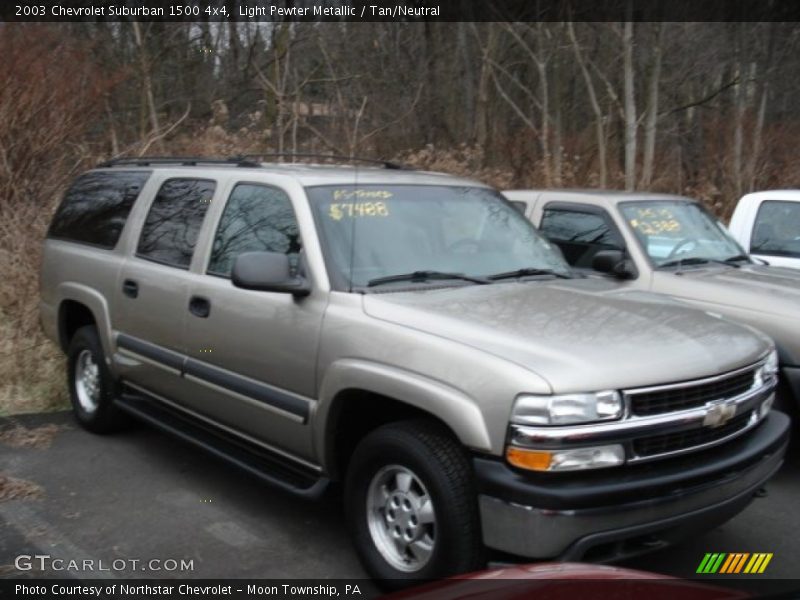 Light Pewter Metallic / Tan/Neutral 2003 Chevrolet Suburban 1500 4x4