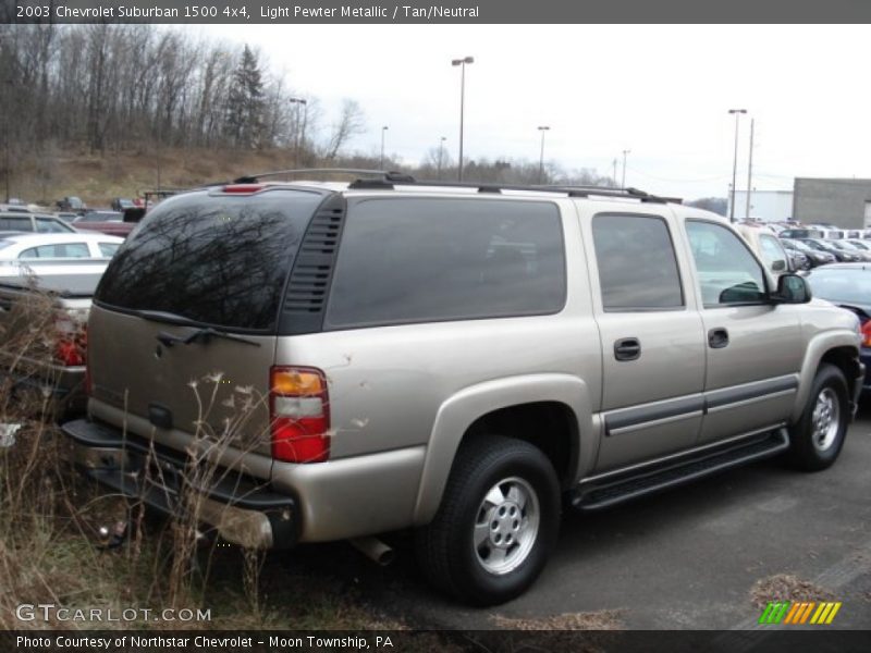 Light Pewter Metallic / Tan/Neutral 2003 Chevrolet Suburban 1500 4x4
