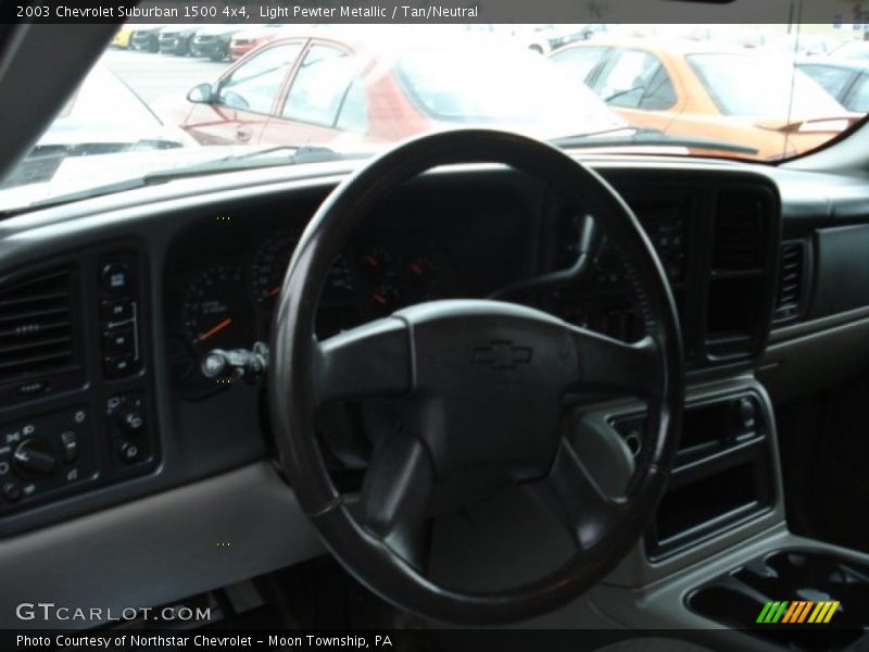 Light Pewter Metallic / Tan/Neutral 2003 Chevrolet Suburban 1500 4x4