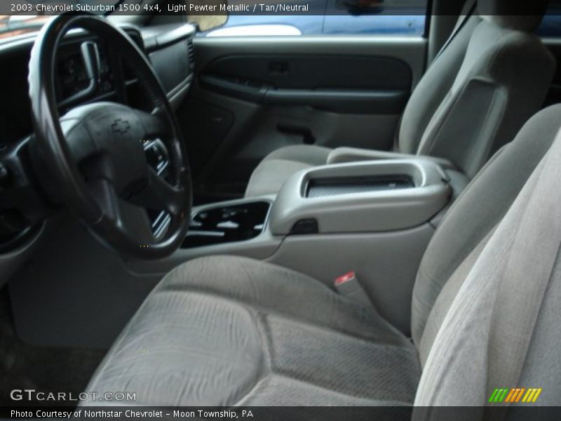 Light Pewter Metallic / Tan/Neutral 2003 Chevrolet Suburban 1500 4x4