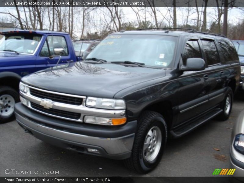 Dark Gray Metallic / Gray/Dark Charcoal 2003 Chevrolet Suburban 1500 4x4