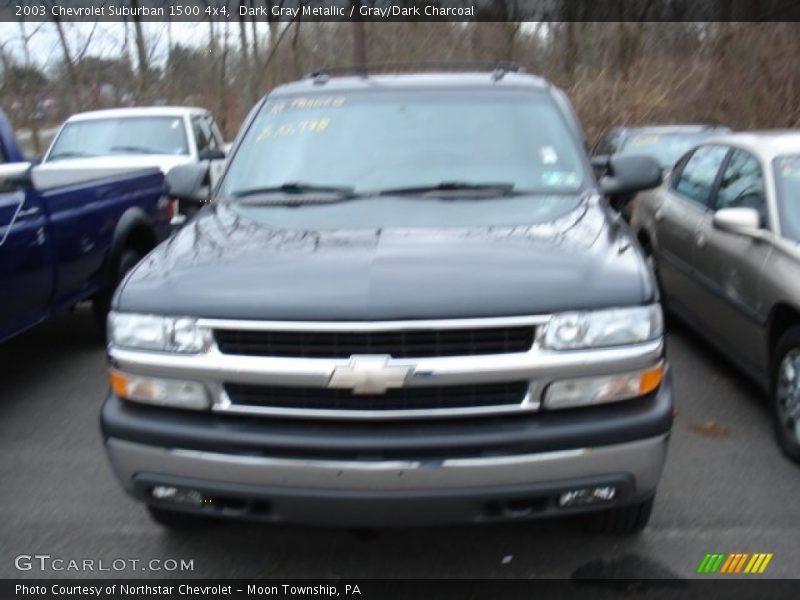 Dark Gray Metallic / Gray/Dark Charcoal 2003 Chevrolet Suburban 1500 4x4